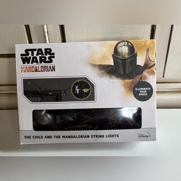 Disney Star Wars The Child & The Mandalorian String lights-room decor party - Picture 1 of 10